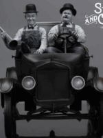 Infinite Statue Laurel & hardy towed in a hole Ford t 1/12 scale statua resina 18 cm