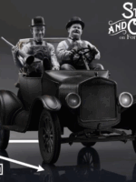 Infinite Statue Laurel & hardy towed in a hole Ford t 1/12 scale statua resina 18 cm