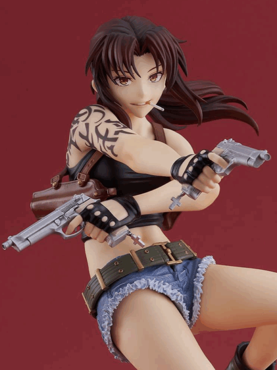 Goodsmile Black Lagoon Revy pop up parade L figure pvc 21 cm