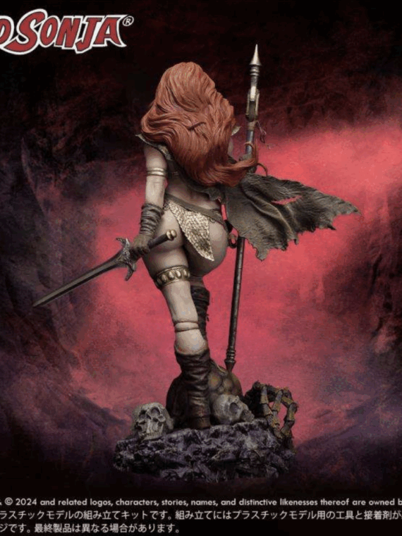X Plus Red Sonja 1/8 scale plastic model kit pvc 27 cm