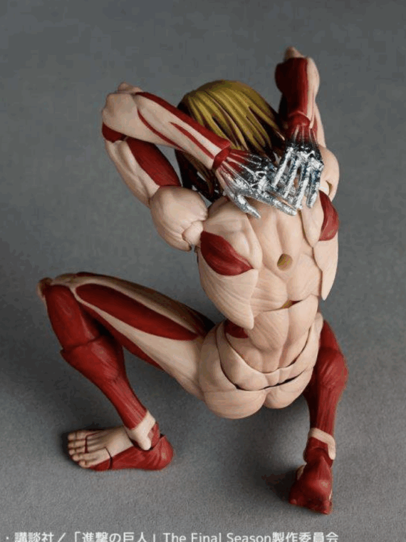 Kaiyodo Revoltech amazing yamaguchi Attack on Titan Female Titan action figure pvc