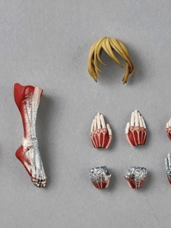 Kaiyodo Revoltech amazing yamaguchi Attack on Titan Female Titan action figure pvc