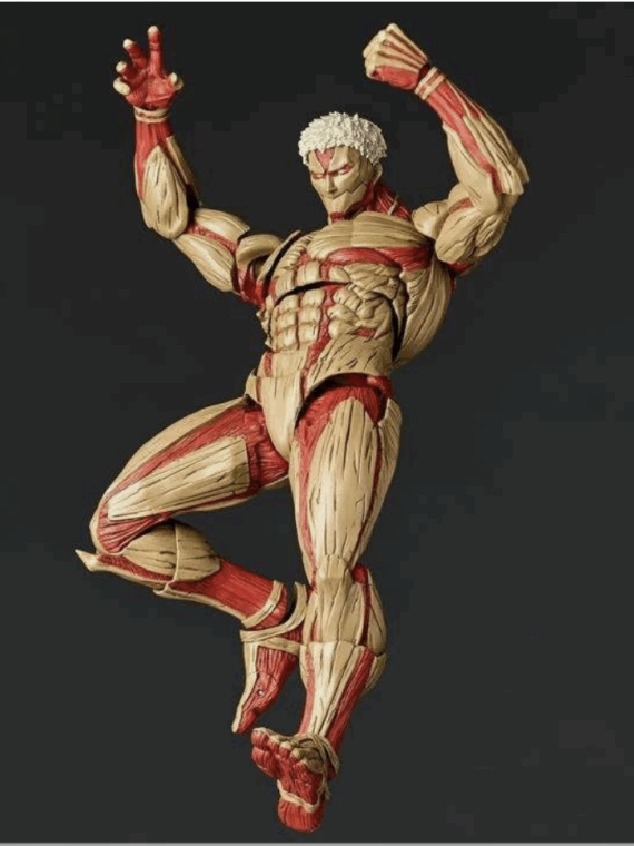 Kaiyodo Revoltech amazing yamaguchi Attack on Titan Armored Titan action figure pvc 17 cm