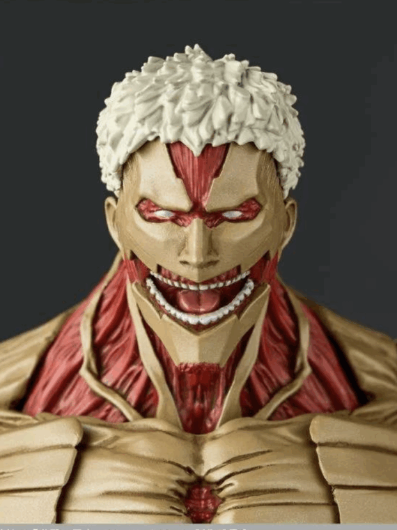 Kaiyodo Revoltech amazing yamaguchi Attack on Titan Armored Titan action figure pvc 17 cm