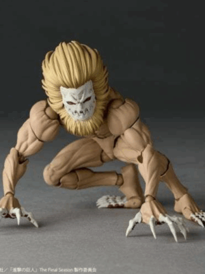 Kaiyodo Revoltech Attack on Titan amazing yamaguchi Jaw Titan action figure pvc 14 cm