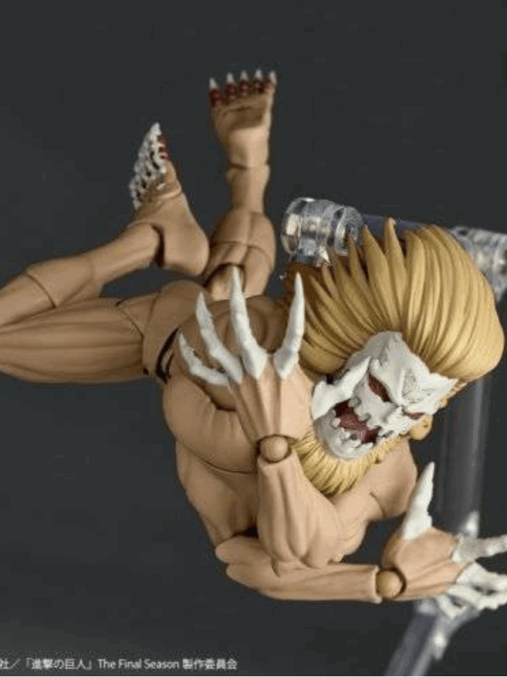 Kaiyodo Revoltech Attack on Titan amazing yamaguchi Jaw Titan action figure pvc 14 cm