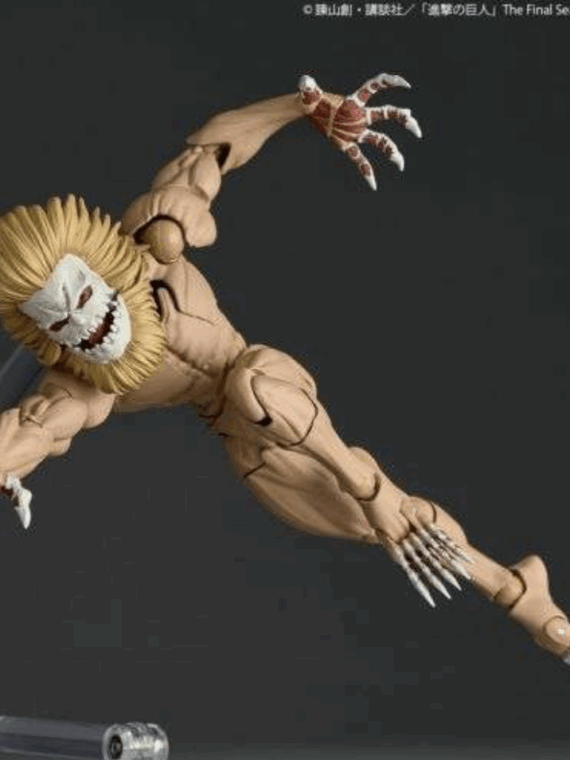 Kaiyodo Revoltech Attack on Titan amazing yamaguchi Jaw Titan action figure pvc 14 cm