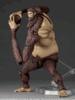 Kaiyodo Revoltech amaziong yamaguchi Attack on Titan Beast Titan action figure pvc 17 cm