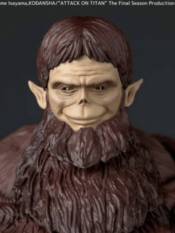 Kaiyodo Revoltech amaziong yamaguchi Attack on Titan Beast Titan action figure pvc 17 cm
