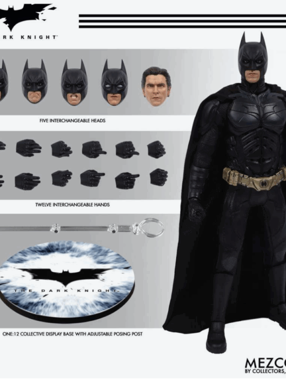 Mezco Toys One 12 Collective the Dark Knight Batman action figure pvc 17 cm