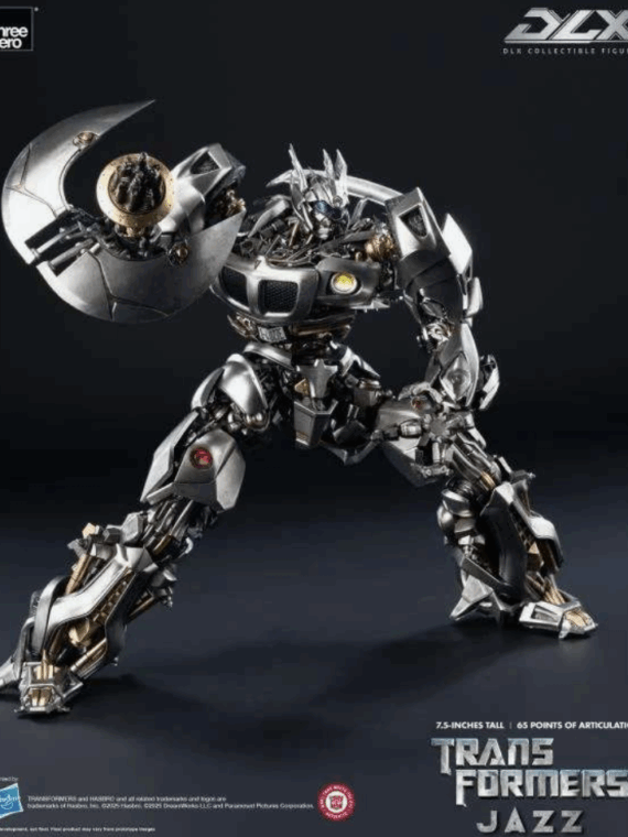 Threezero Transformers dlx Jazz deluxe edition robot 19 cm abs/metallo