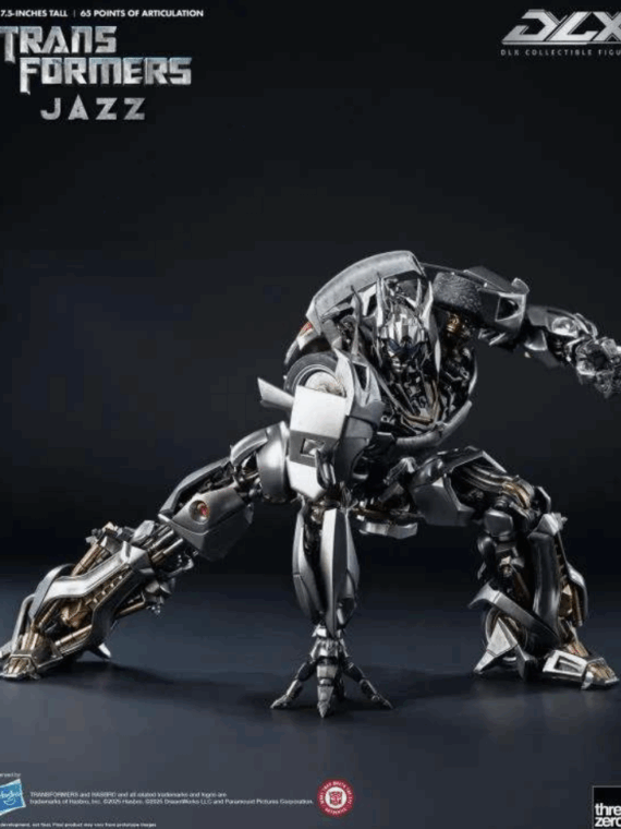 Threezero Transformers dlx Jazz deluxe edition robot 19 cm abs/metallo