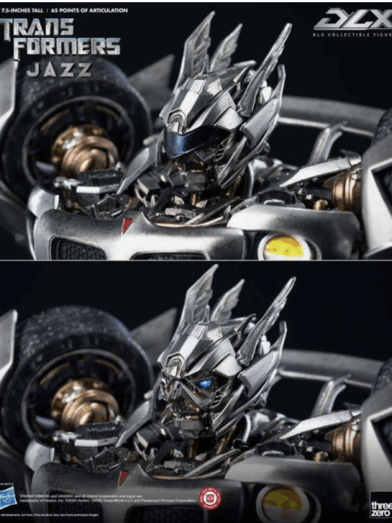 Threezero Transformers dlx Jazz deluxe edition robot 19 cm abs/metallo