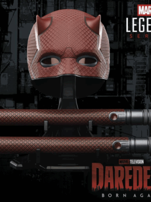 Hasbro Marvel legends Daredevil Born Again mask replica 1/1 pvc