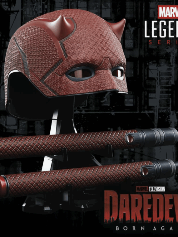 Hasbro Marvel legends Daredevil Born Again mask replica 1/1 pvc