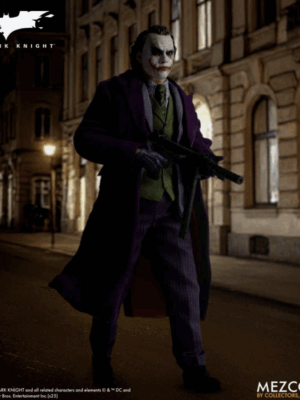 Mezco Toys One 12 collective the Dark Knight Joker action figure pvc/stoffa