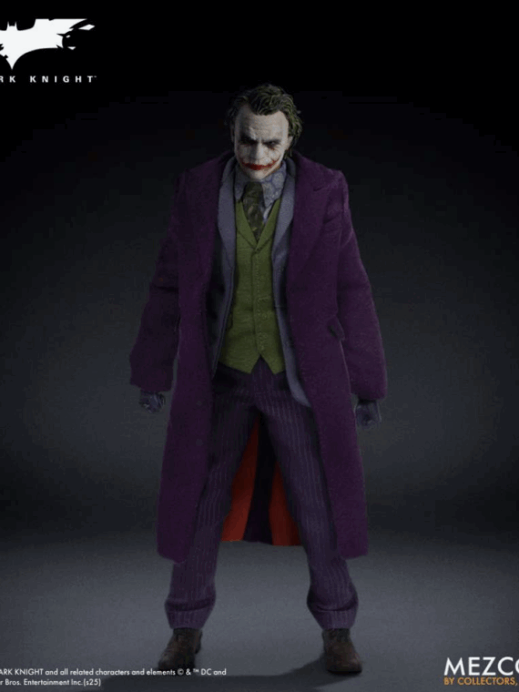 Mezco Toys One 12 collective the Dark Knight Joker action figure pvc/stoffa