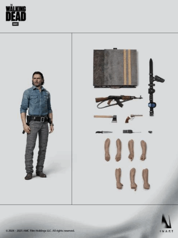 Inart The walking Dead season 8 Rick Grimes 1/6 collectible figure doll 35 cm