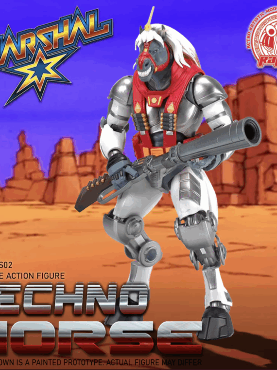 Ramen Toy 1/12 TMS02 The Marshal BraveStarr Techno Horse action figure 22cm