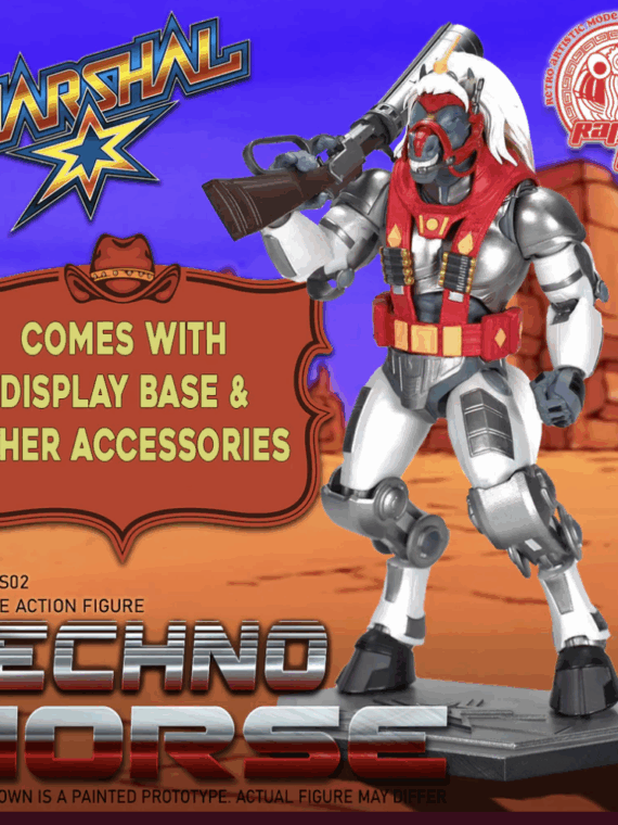 Ramen Toy 1/12 TMS02 The Marshal BraveStarr Techno Horse action figure 22cm