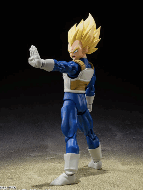 Bandai Dragon Ball Z Super Saiyan Vegeta dangerous pride sh figurarts action figure pvc