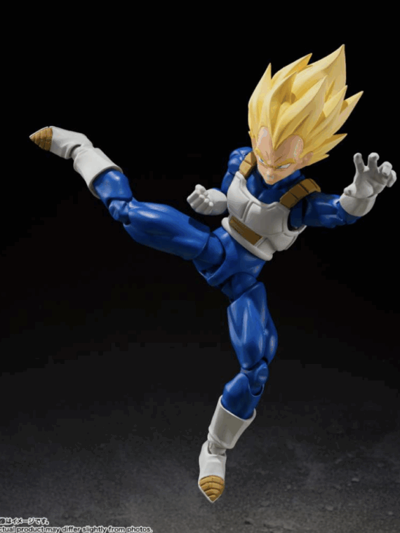 Bandai Dragon Ball Z Super Saiyan Vegeta dangerous pride sh figurarts action figure pvc