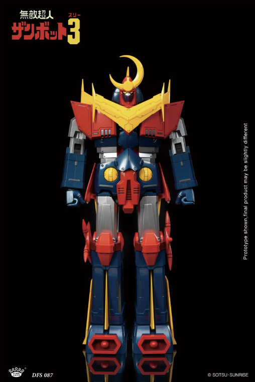 King Arts Invincible Super Man Zambot 3 robot trasformabile 33 cm abs, metallo