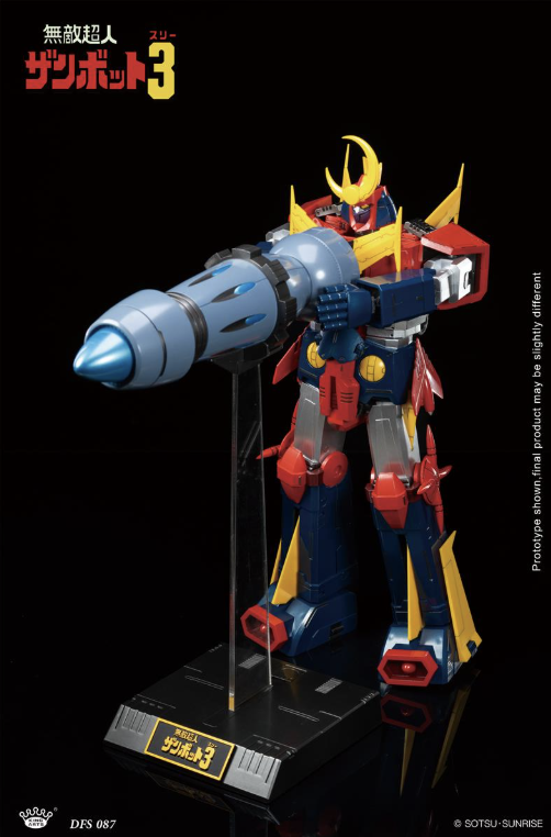 King Arts Invincible Super Man Zambot 3 robot trasformabile 33 cm abs, metallo