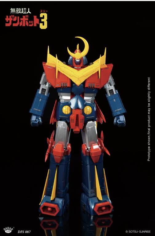 King Arts Invincible Super Man Zambot 3 robot trasformabile 33 cm abs, metallo