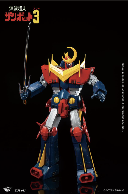 King Arts Invincible Super Man Zambot 3 robot trasformabile 33 cm abs, metallo