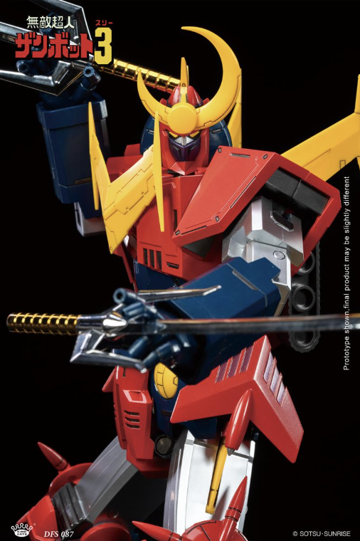 King Arts Invincible Super Man Zambot 3 robot trasformabile 33 cm abs, metallo