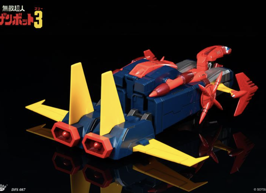 King Arts Invincible Super Man Zambot 3 robot trasformabile 33 cm abs, metallo