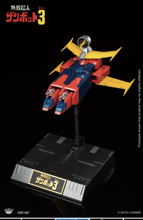 King Arts Invincible Super Man Zambot 3 robot trasformabile 33 cm abs, metallo