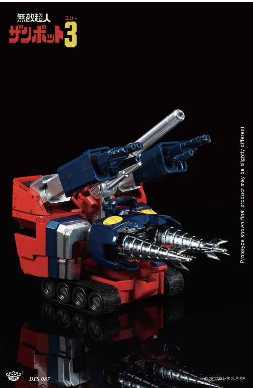 King Arts Invincible Super Man Zambot 3 robot trasformabile 33 cm abs, metallo