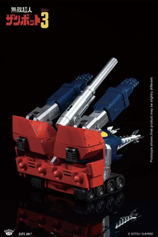 King Arts Invincible Super Man Zambot 3 robot trasformabile 33 cm abs, metallo