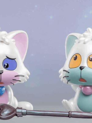 Immortals Collectibles Magical angel creamy mami Posi and Nega bye bye miracle vinyl pearl exclusive figures