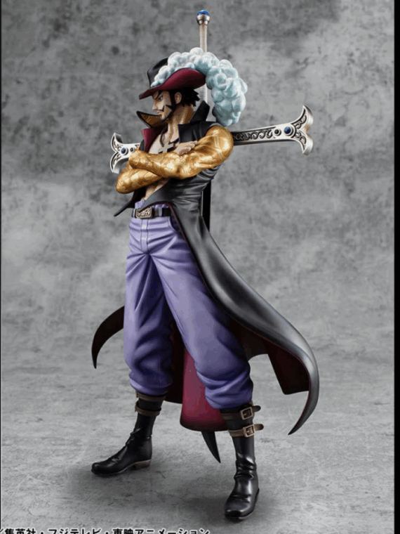 Megahouse One piece p.o.p. limited hawk eye Dracule Mihawk ver.r statue pvc