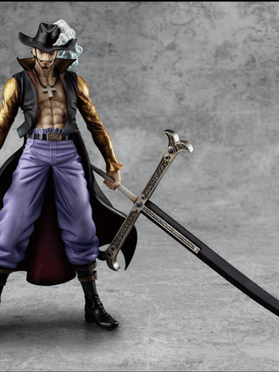 Megahouse One piece p.o.p. limited hawk eye Dracule Mihawk ver.r statue pvc