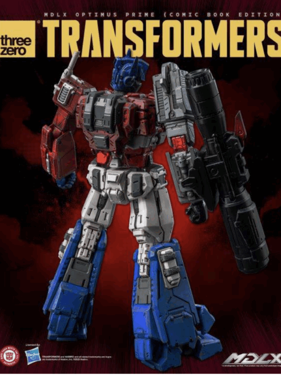 Threezero Transformers mdlx Optimus Prime (comic book edition) action figure 17 cm