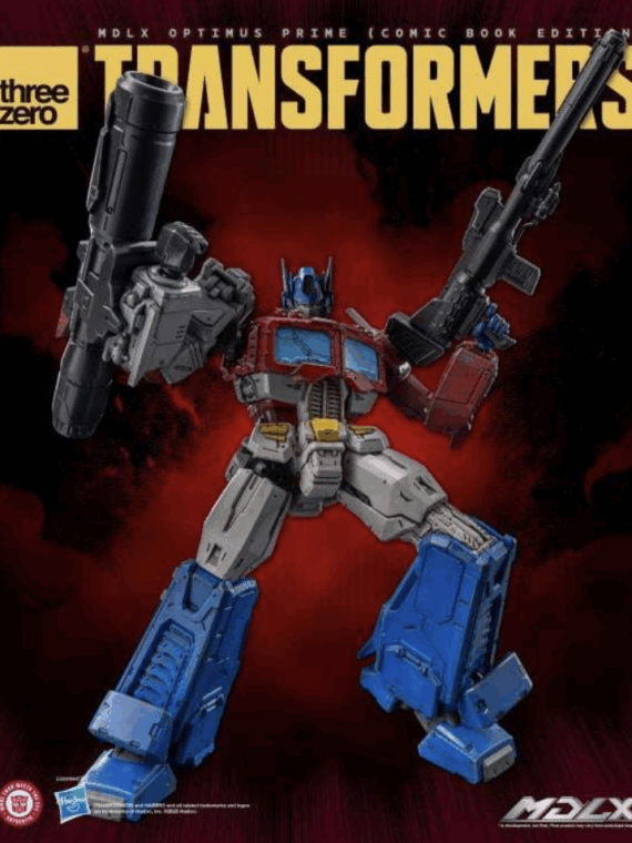Threezero Transformers mdlx Optimus Prime (comic book edition) action figure 17 cm