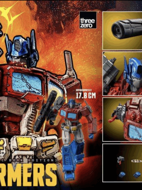 Threezero Transformers mdlx Optimus Prime (comic book edition) action figure 17 cm