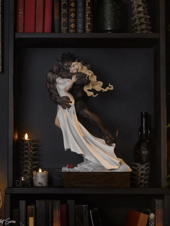 Sideshow Original Artist Series Statue Beauty and the Beast by Maria Panfilova 46 cm