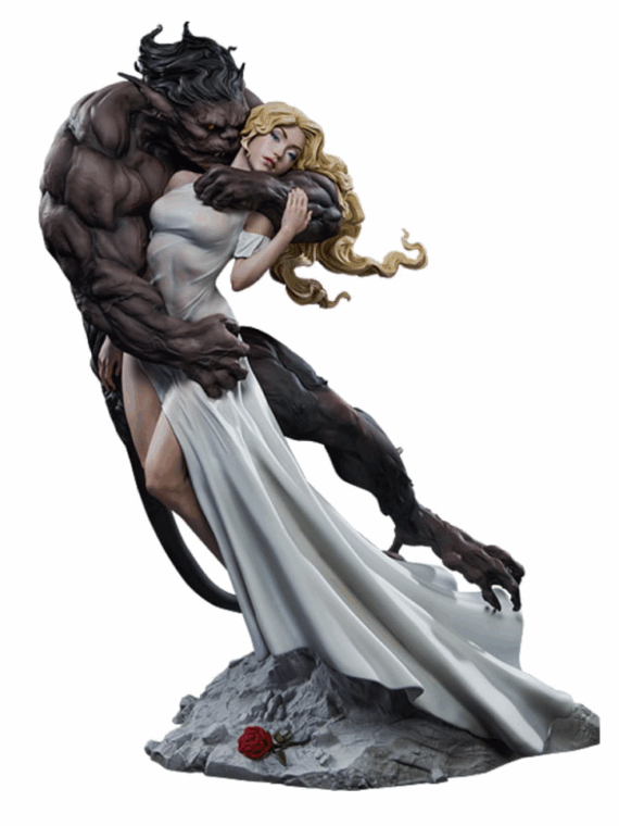 Sideshow Original Artist Series Statue Beauty and the Beast by Maria Panfilova 46 cm