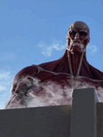 Kaiyodo Attack on Titan mega sofvi Colossal Titan figure 63 cm pvc