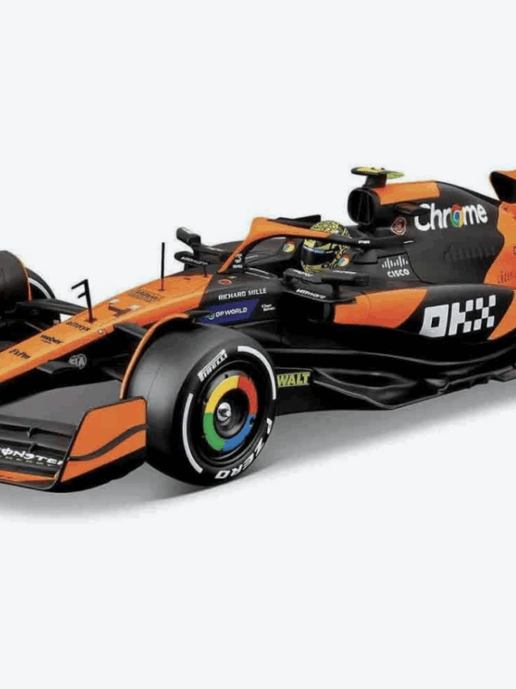 Burago Mclaren f1 mcl38 - Lando Norris with helmet - model kit 1:24 model kit