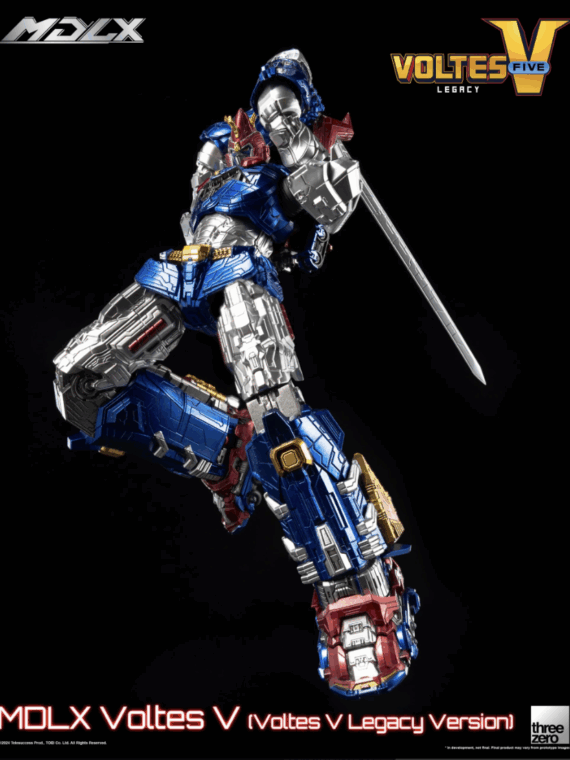 Threezero Voltes V: Legacy MDLX Voltes V (versione Legacy Voltes V) robot 15 cm