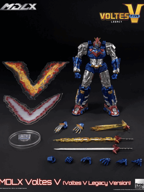 Threezero Voltes V: Legacy MDLX Voltes V (versione Legacy Voltes V) robot 15 cm