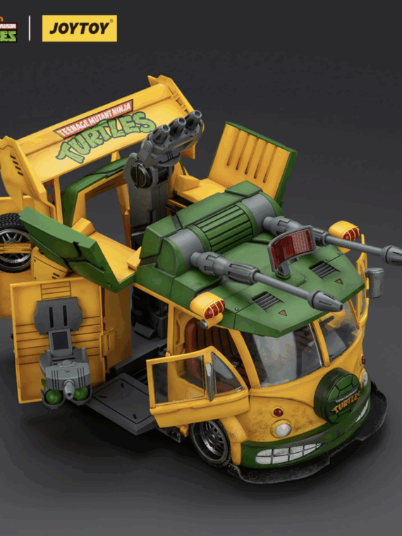 JoyToy Furgone delle Tartarughe Ninja TMNT 1/18 replica pvc/abs