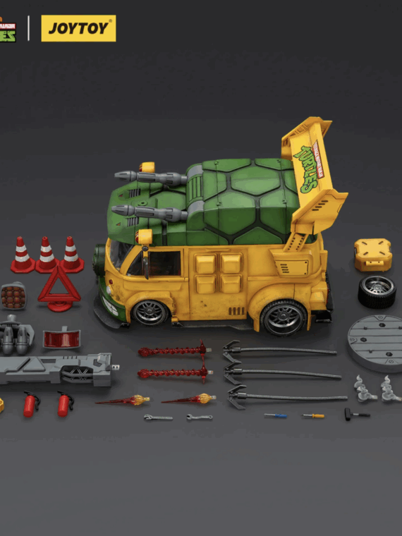 JoyToy Furgone delle Tartarughe Ninja TMNT 1/18 replica pvc/abs