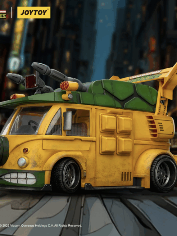 JoyToy Furgone delle Tartarughe Ninja TMNT 1/18 replica pvc/abs